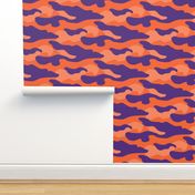 Orange and purple team color_Camouflage