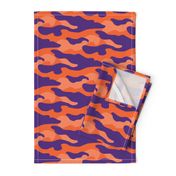 Orange and purple team color_Camouflage