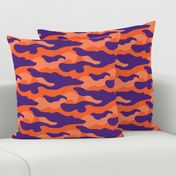 Orange and purple team color_Camouflage