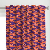 Orange and purple team color_Camouflage