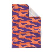 Orange and purple team color_Camouflage