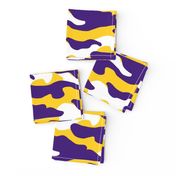 Purple and yellow team color Camouflage