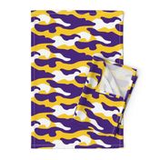 Purple and yellow team color Camouflage