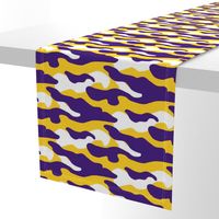 Purple and yellow team color Camouflage