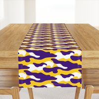 Purple and yellow team color Camouflage