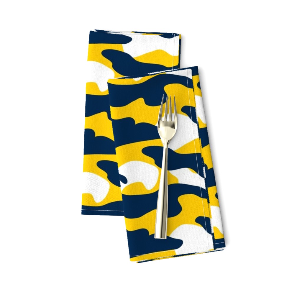 Yellow and blue team color Camouflage