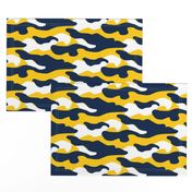 Yellow and blue team color Camouflage