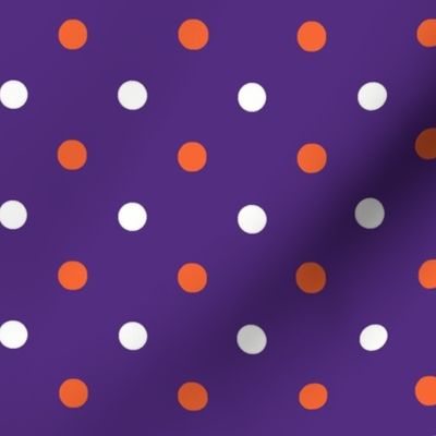 Orange and purple team color_Dot_Purple