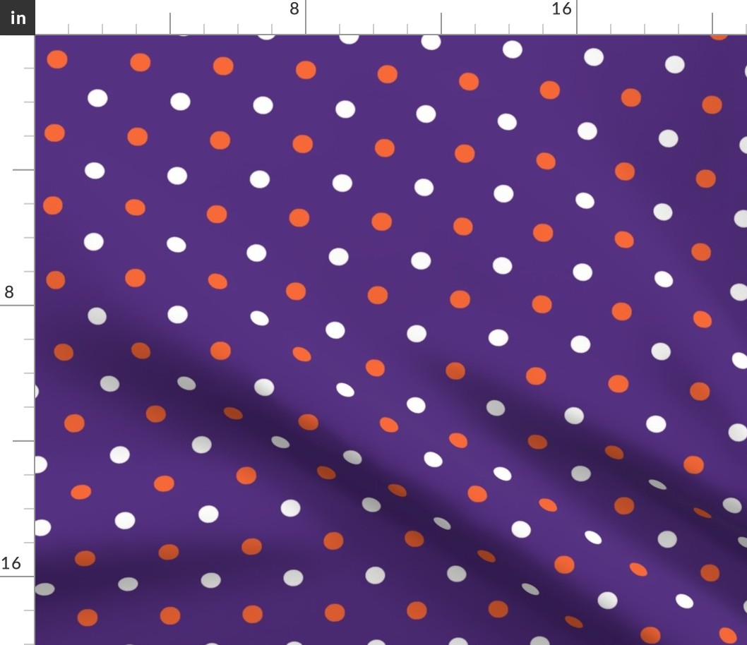 Orange and purple team color_Dot_Purple