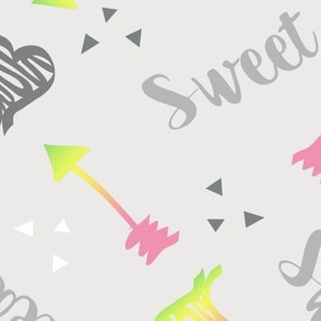  Sweet Dreams Hearts and Arrows Grey 