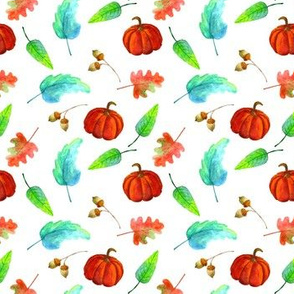 Autumn_fall_and_pumpkin_pattern_watercolor