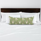 Deer_And_Flowers_Repeat_Green