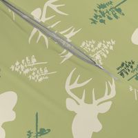 Deer_And_Tree_Repeat_Green