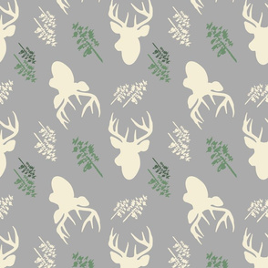 Deer_And_Tree_Repeat_Grey