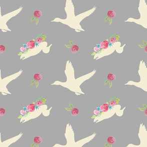 Duck_and_Flowers_Repeat_Grey