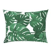 monstera cheese plant painted tropical palms botanical tropical palm springs trendy plants cactus succulents plants - EXTRA LARGE PRINT