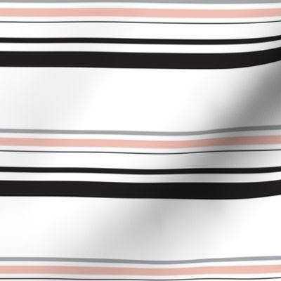 Black & Pink Stripe
