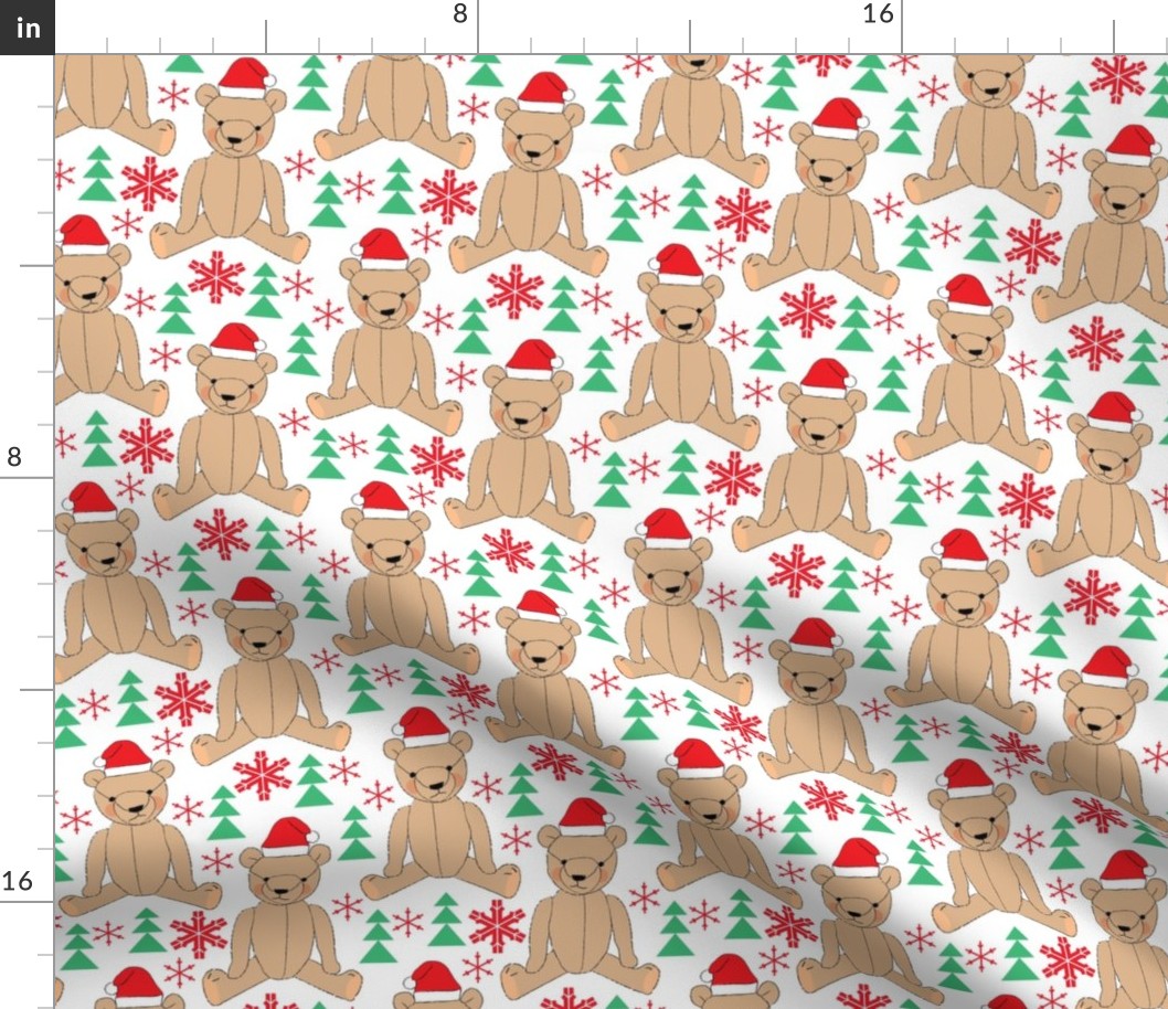 brown christmas teddy bears