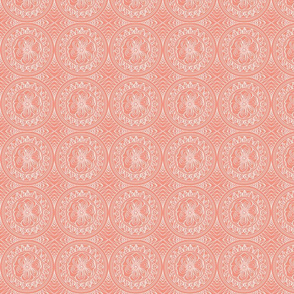 White_Bohemian_outline_on_Salmon