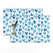 Blue Ombre Hearts