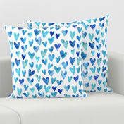 Blue Ombre Hearts