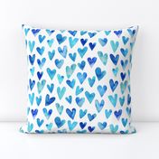 Blue Ombre Hearts