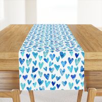 Blue Ombre Hearts