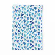 Blue Ombre Hearts