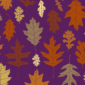 Leaf Peeping - Aubergine