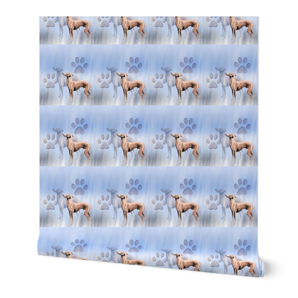 Italian Greyhound Fabric