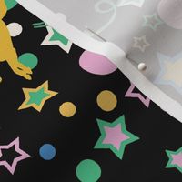 Luna horse and balloon fabric lovegood