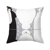 Snowmen Penguin Solid-fleece