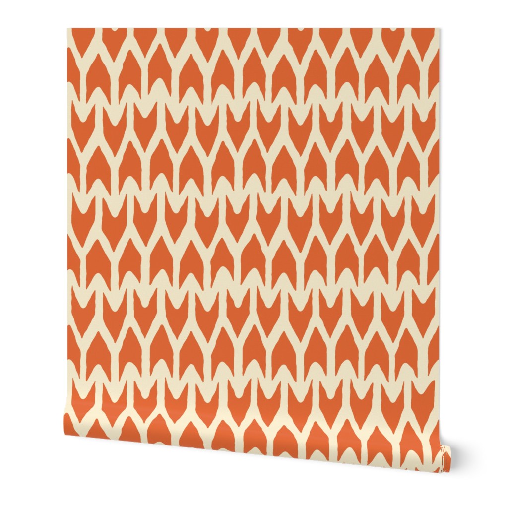 arrow orange ivory