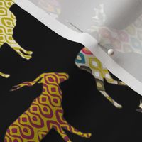 patterned deer black