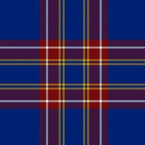 Inverness hunting / Duke of York tartan, 6" true blue, 1930