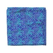 Bohemian quilt square, Denim