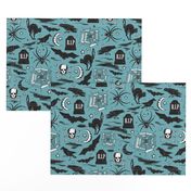 Hallows' Eve - Vintage Halloween Blue & Black