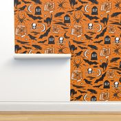 Hallows' Eve - Vintage Halloween Orange & Black