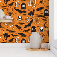 Hallows' Eve - Vintage Halloween Orange & Black