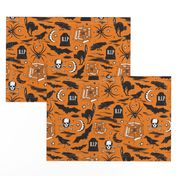 Hallows' Eve - Vintage Halloween Orange & Black