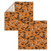 Hallows' Eve - Vintage Halloween Orange & Black