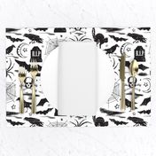 Hallows' Eve - Vintage Halloween Black & White