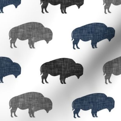 multi buffalo (navy and grey) || the lumberjack collection