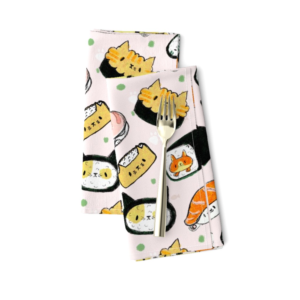 kawaii kitty sushi 