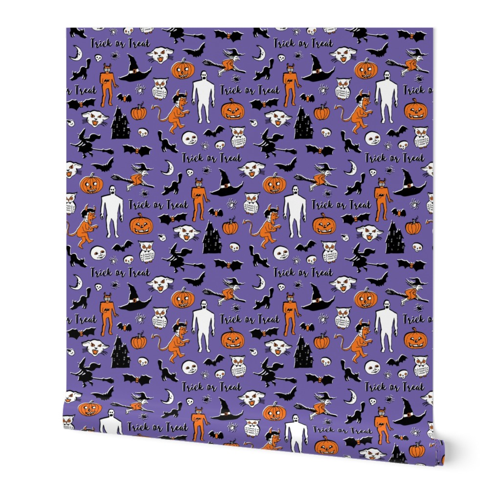 Retro Trick or Treat - Lilac