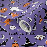 Retro Trick or Treat - Lilac