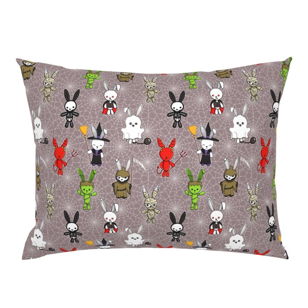 terrifying bunnies (grey)