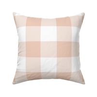 jumbo plaid (3") blush buffalo check