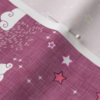 Stars coordinate for rose linen (MED)