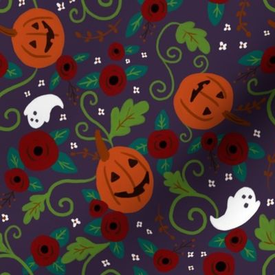 Vintage Halloween Floral